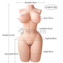 Load image into Gallery viewer, Realistic Sex Doll Torso without Head - YZM
