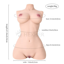 Load image into Gallery viewer, 19 Lbs 3D Realistic Sex Doll Torso - Wen