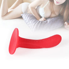 Load image into Gallery viewer, Red Color Liquid Silicone Dildo 6.7in