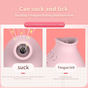 8 Modes Suction Kissing Clitoral Vibrator