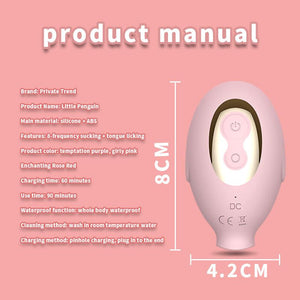 8 Modes Suction Kissing Clitoral Vibrator