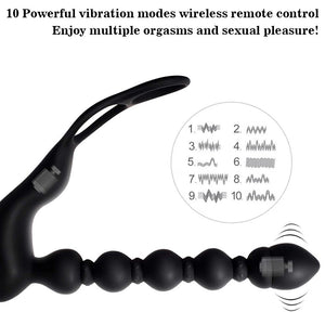 10 Powerful Vibration Modes Butt Plug
