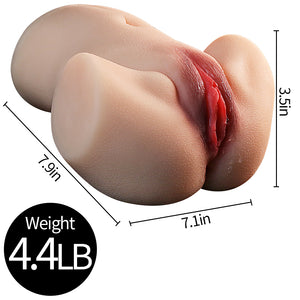 3D Realistic Ass Doll Male Masturbator with Lifelike Lips