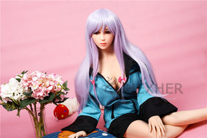 Anime Style Lifesize Love Doll with Red Eyes