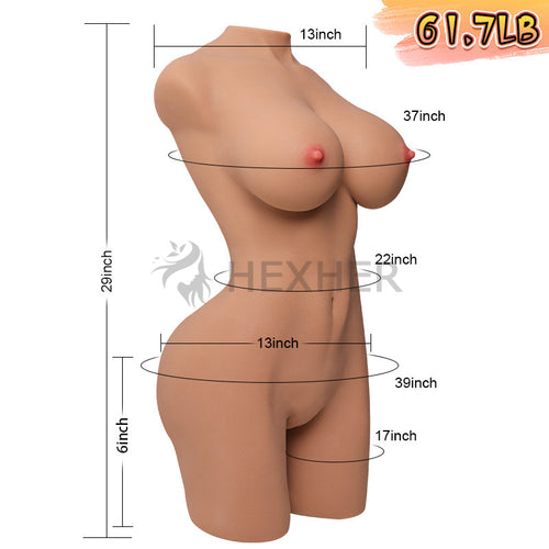 61.7LBs Lifesize Sex Doll Torso without Head