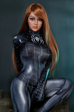 Indlæs billede til gallerivisning Sexy Bodysuit Cosplay Sex Doll 5.2FT with Silicone Head
