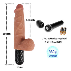 10 Frequency Handheld Electric Vibrating Dildo