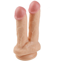 Load image into Gallery viewer, 2 Glans Flesh Realistic Dildo 8.27in