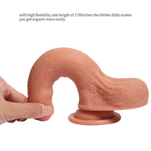 Load image into Gallery viewer, Foreskin Dildo Double Layers Liquid Silicone