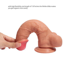 Charger l&#39;image dans la galerie, Lifelike Silicone Dildo 7.87in
