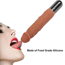 Load image into Gallery viewer, 10 Frequency 2 IN 1 Electric Vibrating Dildo - Flesh