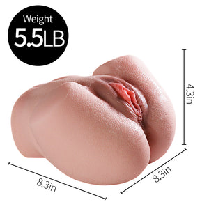 3D Levensechte Pussy Ass Masturbator voor mannen