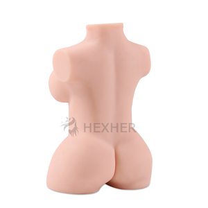 Opdateret Bigger Boobs Torso Doll med realistisk fisse og anal - Ella