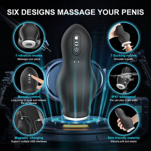 Male Masturbating & Sucking Machine